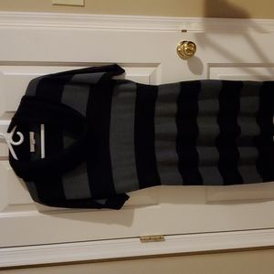 Large striped Loft sweater dress